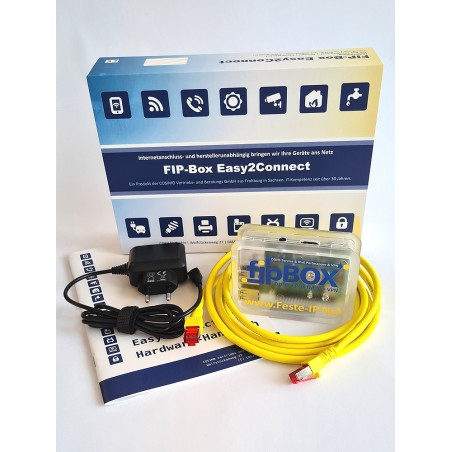 FIP-Box - easy2connect bedruckt